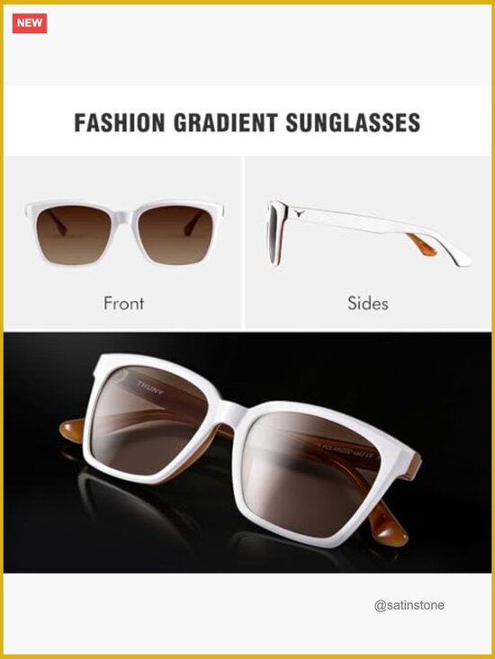 Polarized Cat Eye Sunglasses UV400 Protection Trendy Gradient Lenses Acetate main image 7